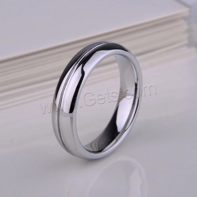 Stainless Steel Finger Ring, Donut, Unisex & different size for choice, 6mm, 2mm, US Ring Size:6-13, Sold By PC