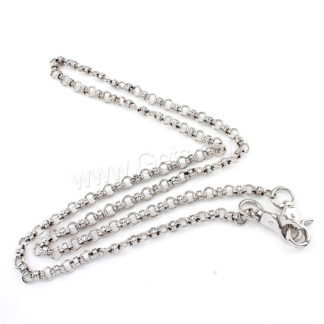 Iron Jewelry Chain, plated, more colors for choice, nickel free, 9*570*2mm, Length:Approx 44.8 Inch, Sold By Strand