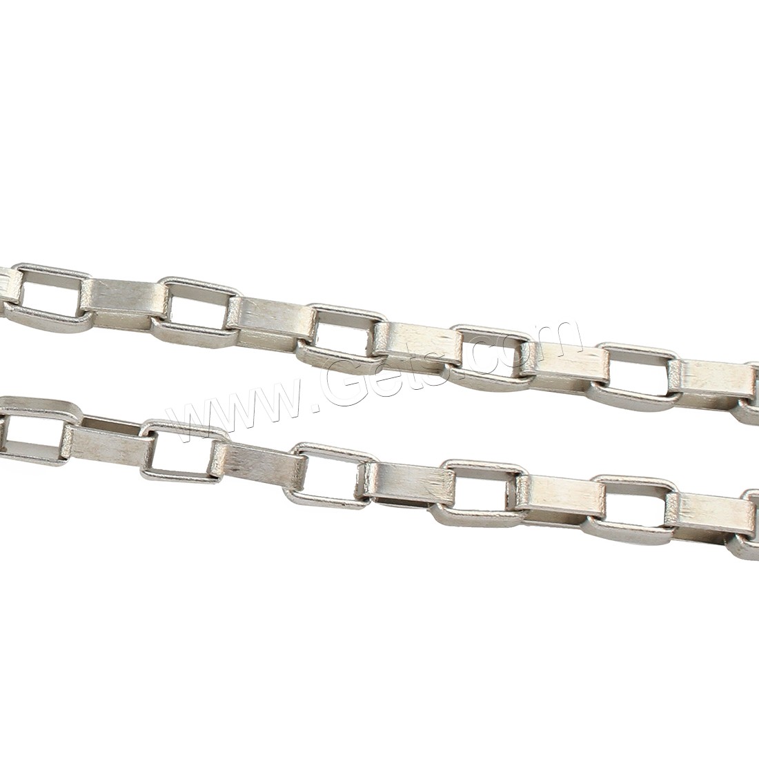 Iron Box Chain, plated, more colors for choice, nickel free, 7*64*2mm, Sold By Strand