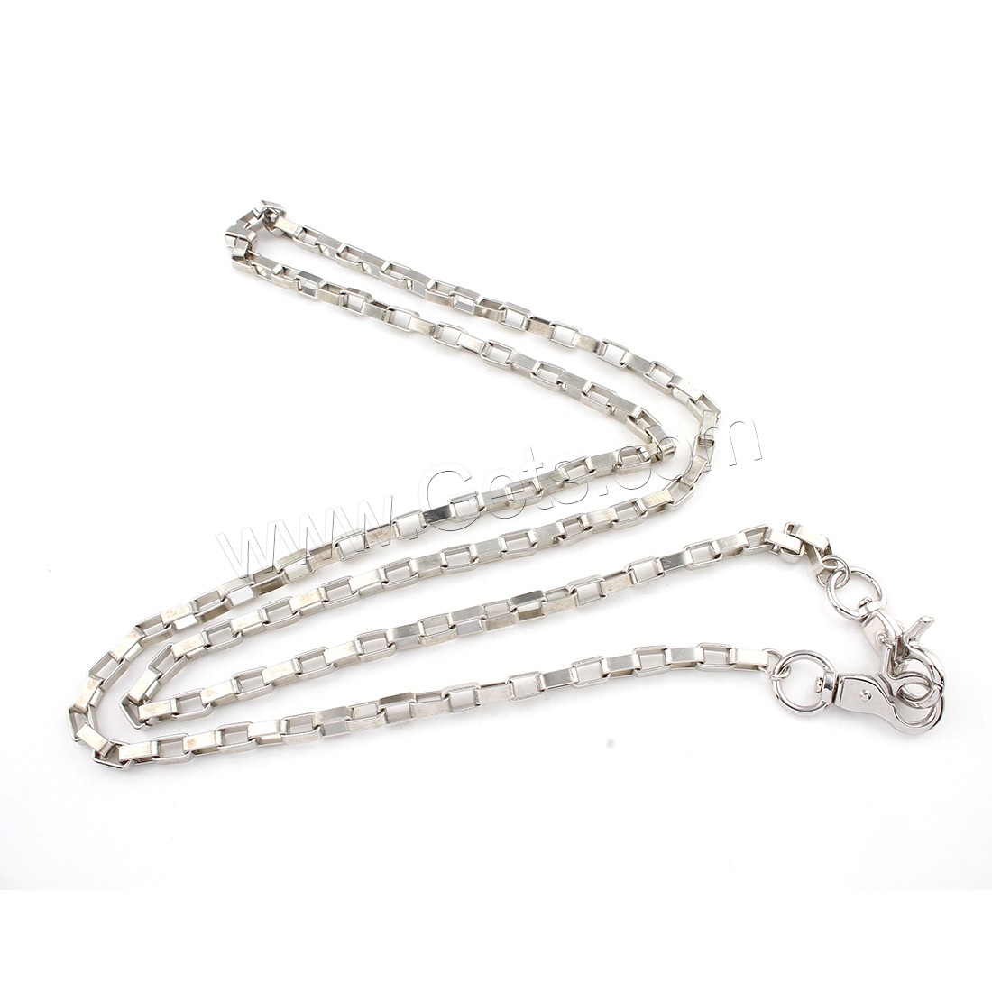 Iron Box Chain, plated, more colors for choice, nickel free, 7*64*2mm, Sold By Strand