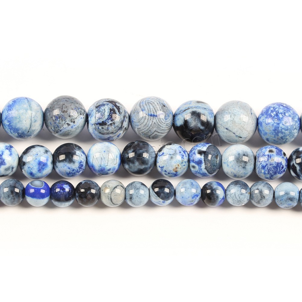 Achat Perlen, Naturstein, mit Achat, verschiedene Größen vorhanden, keine, verkauft von Strang