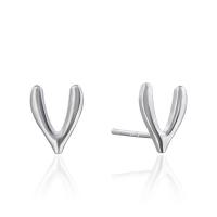 Sterling Silver Stud Earring, 925 Sterling Silver, real silver plated, for woman 