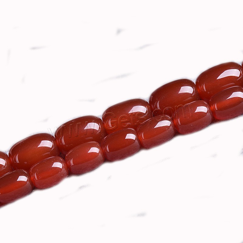 Abalorios de Ágata Roja, pulido, Bricolaje & diverso tamaño para la opción, Rojo, longitud:aproximado 15 Inch, Vendido por Sarta