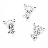 Zinc Alloy Jewelry Pendants, antique silver color plated Approx 2-2.5mm 