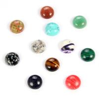 Кабошоны из драгоценных камней, Полудрагоценный камень, разный размер для выбора, разноцветный, 10ПК/сумка, продается сумка