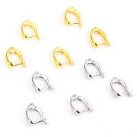 Brass Lever Back Earring Component, plated, for woman 