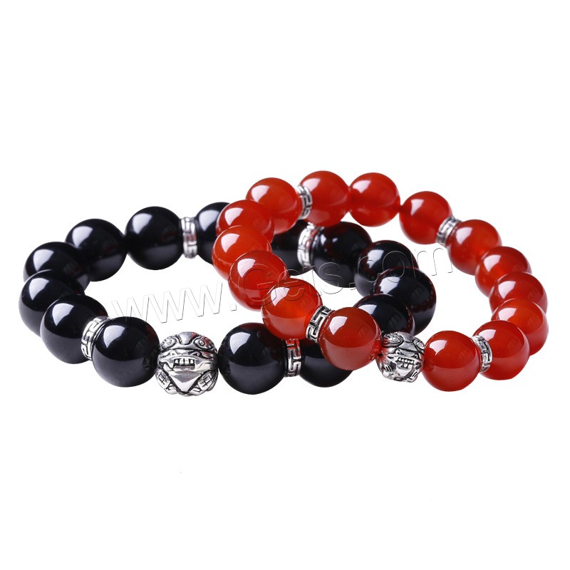 Pulsera de Piedras Preciosas, diferentes materiales para la opción & unisexo & diverso tamaño para la opción, longitud:aproximado 7.5 Inch, Vendido por Sarta