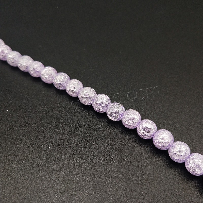 Crackle Quartz Beads, polished, different size for choice, more colors for choice, Hole:Approx 1mm, Sold By Strand