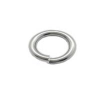 Stainless Steel Key Clasp Setting, Donut, original color, 2.5*15mm 