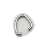 Stainless Steel Key Clasp Setting, plated 