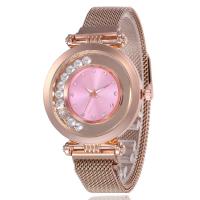 Unisex Wrist Watch, Zinc Alloy, with Glass, Chinese movement, plated, waterproofless 37*8mm Approx 9.5 Inch 