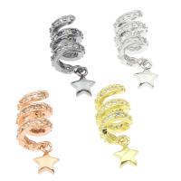 Rhinestone Brass Beads, metal, chapado, con diamantes de imitación, más colores para la opción, libre de níquel, plomo & cadmio, 9x15mm, agujero:aproximado 2mm, Vendido por UD