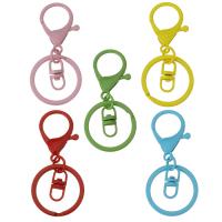 Zinc Alloy Key Clasp, with Iron 65mm 