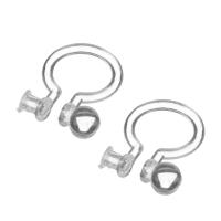 Silicone Earring Clip Component, clear 
