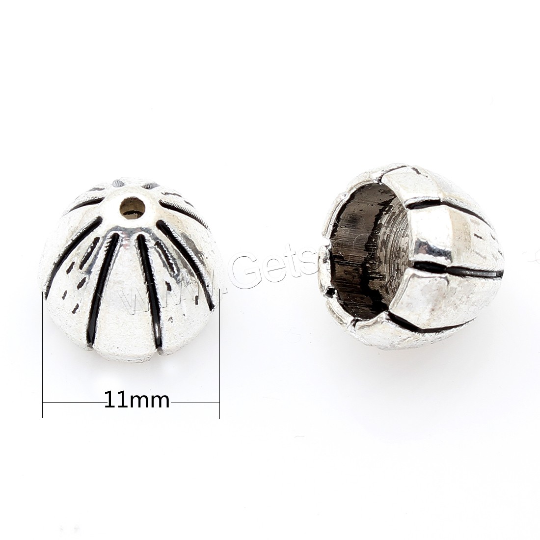 Zinc Alloy Bead Caps, plated, more colors for choice, 11*9mm, 500PCs/Bag, Sold By Bag
