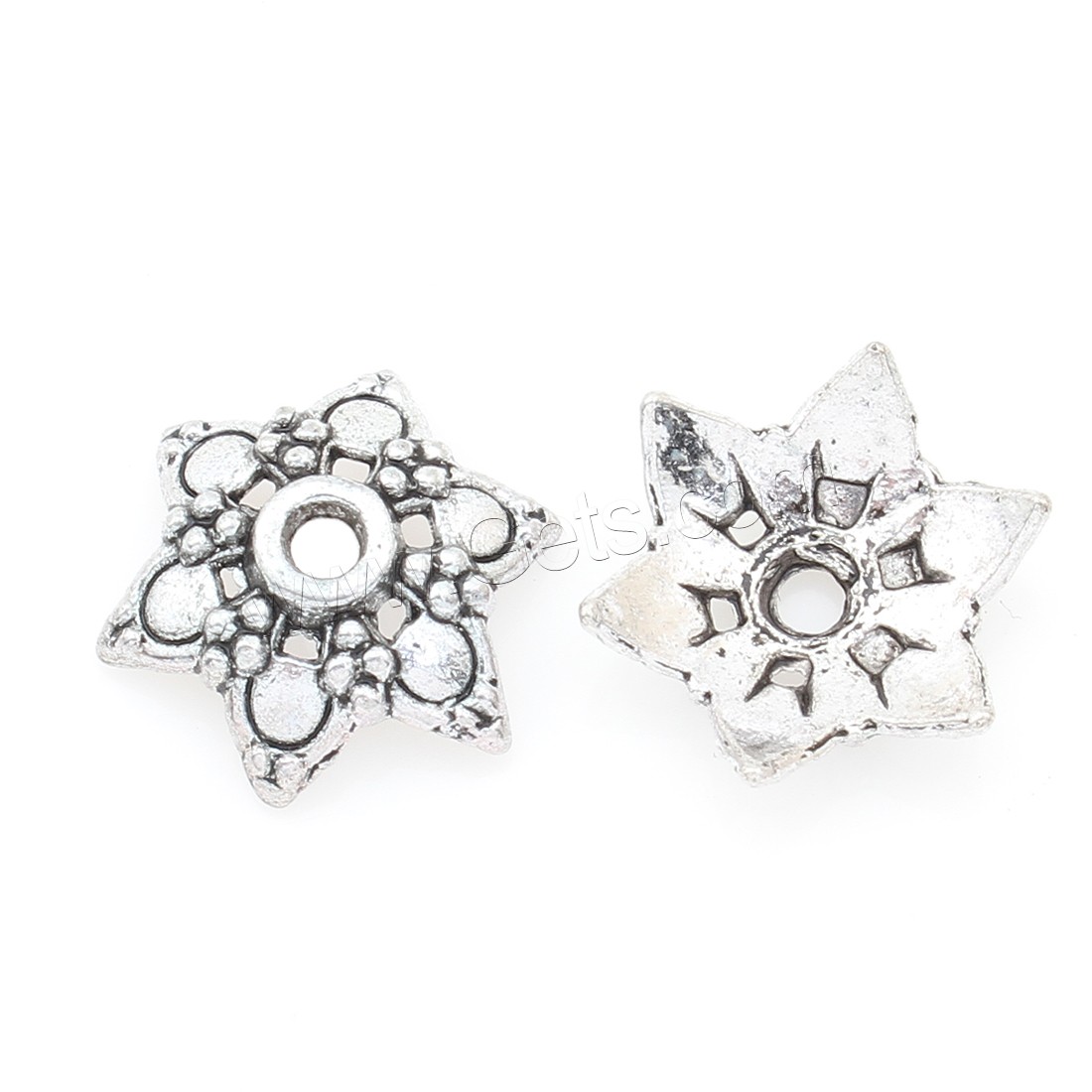 Zinc Alloy Bead Caps, Flower, plated, more colors for choice, 13*4mm, 750PCs/Bag, Sold By Bag