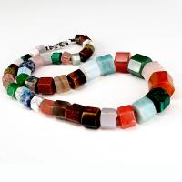Gemstone Necklaces, polished, Unisex, multi-colored       Approx 19.69 Inch 