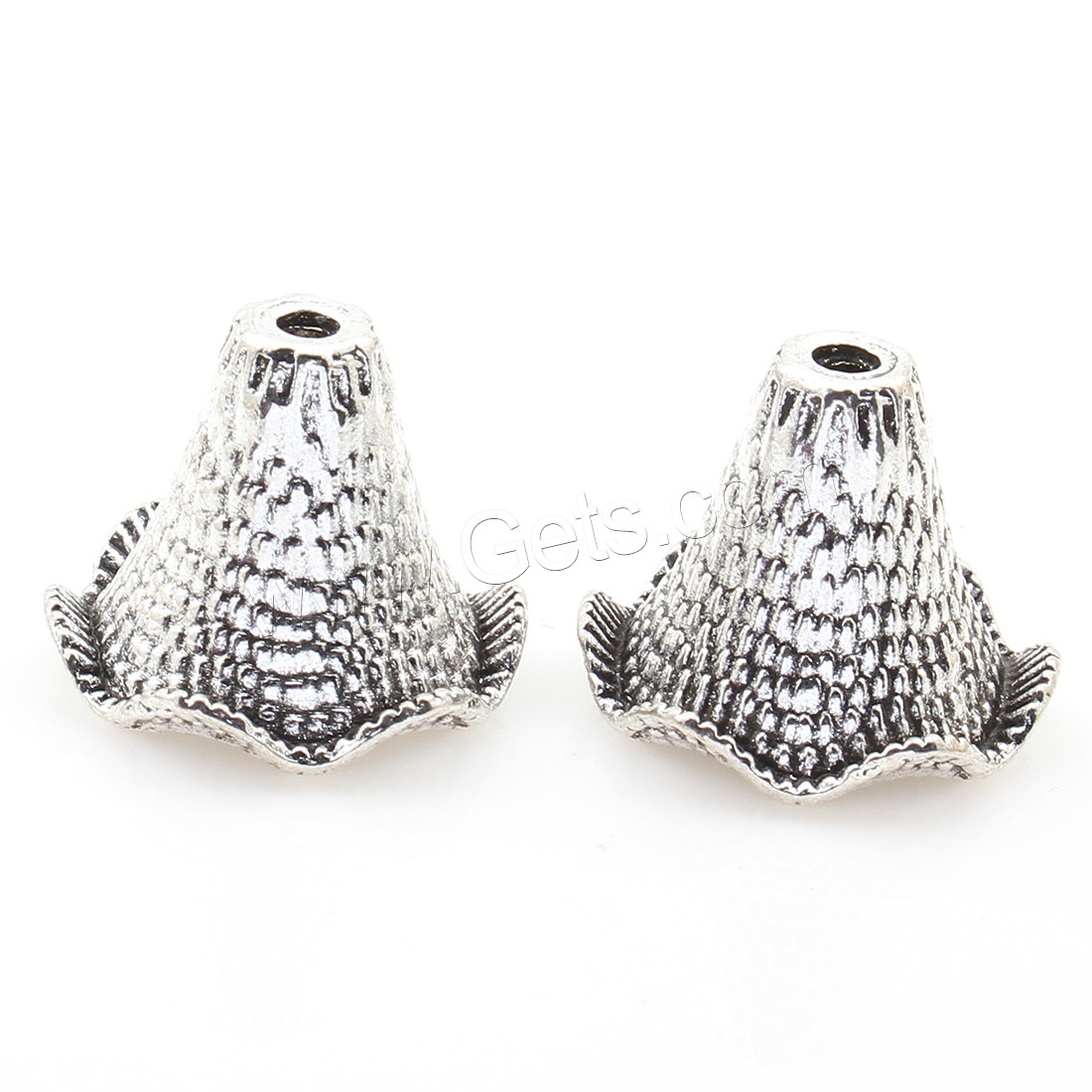 Zinc Alloy Bead Caps, antique silver color plated, nickel, lead & cadmium free, 21*17mm, 125PCs/Bag, Sold By Bag