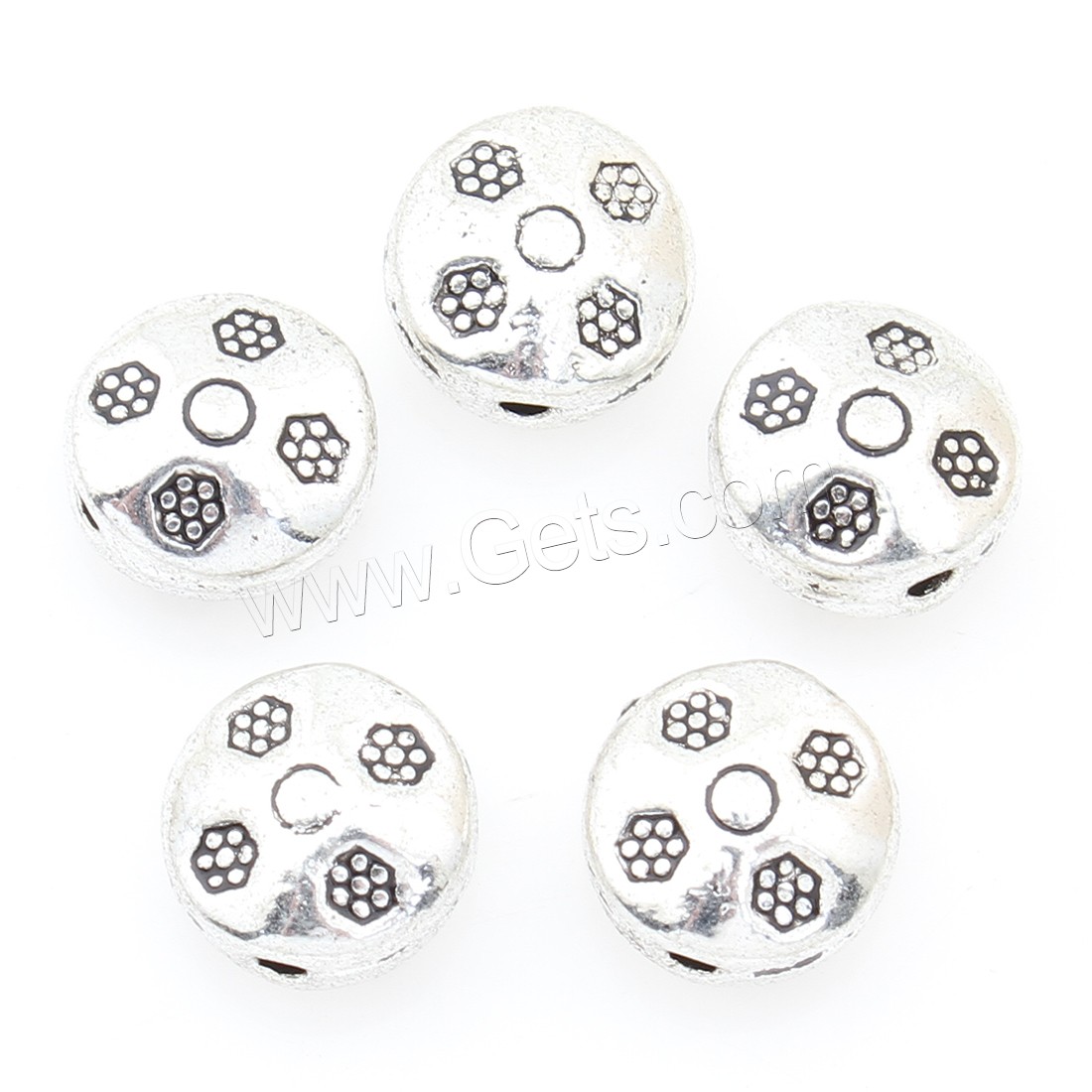 Zinc Alloy Jewelry Beads, antique silver color plated, nickel, lead & cadmium free, 8*5mm, Approx 375PCs/Bag, Sold By Bag