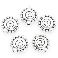 Zinc Alloy Jewelry Beads, Flower, antique silver color plated, nickel, lead & cadmium free Approx 