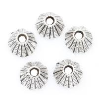 Zinc Alloy Bead Caps, Flower, plated 8*6mm, Approx 