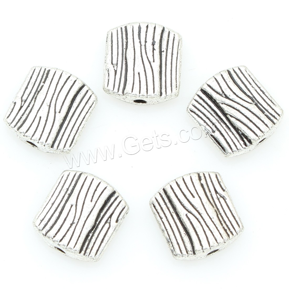 Zinc Alloy Jewelry Beads, plated, more colors for choice, 8x9x3mm, 500PCs/Bag, Sold By Bag
