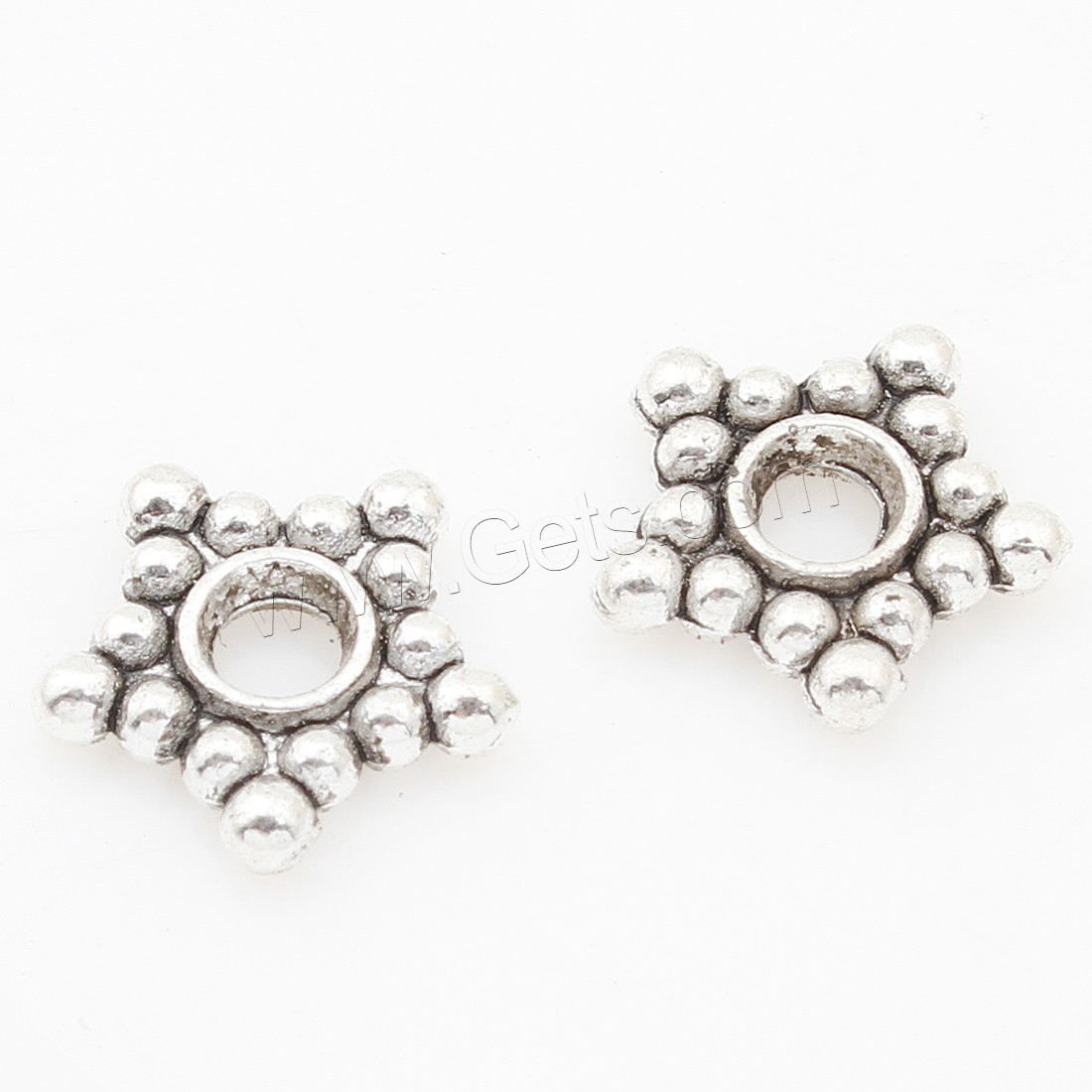 Zinc Alloy Spacer Beads, Star, more colors for choice, 10*2mm, Approx 1000PCs/Bag, Sold By Bag