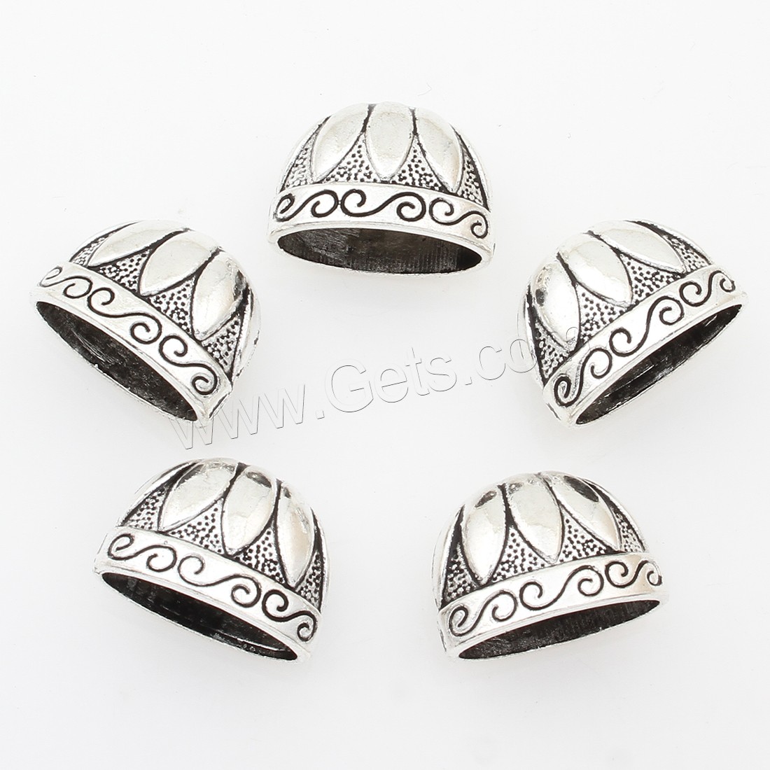 Zinc Alloy Bead Caps, plated, more colors for choice, 19x13x11mm, Approx 166PCs/Bag, Sold By Bag