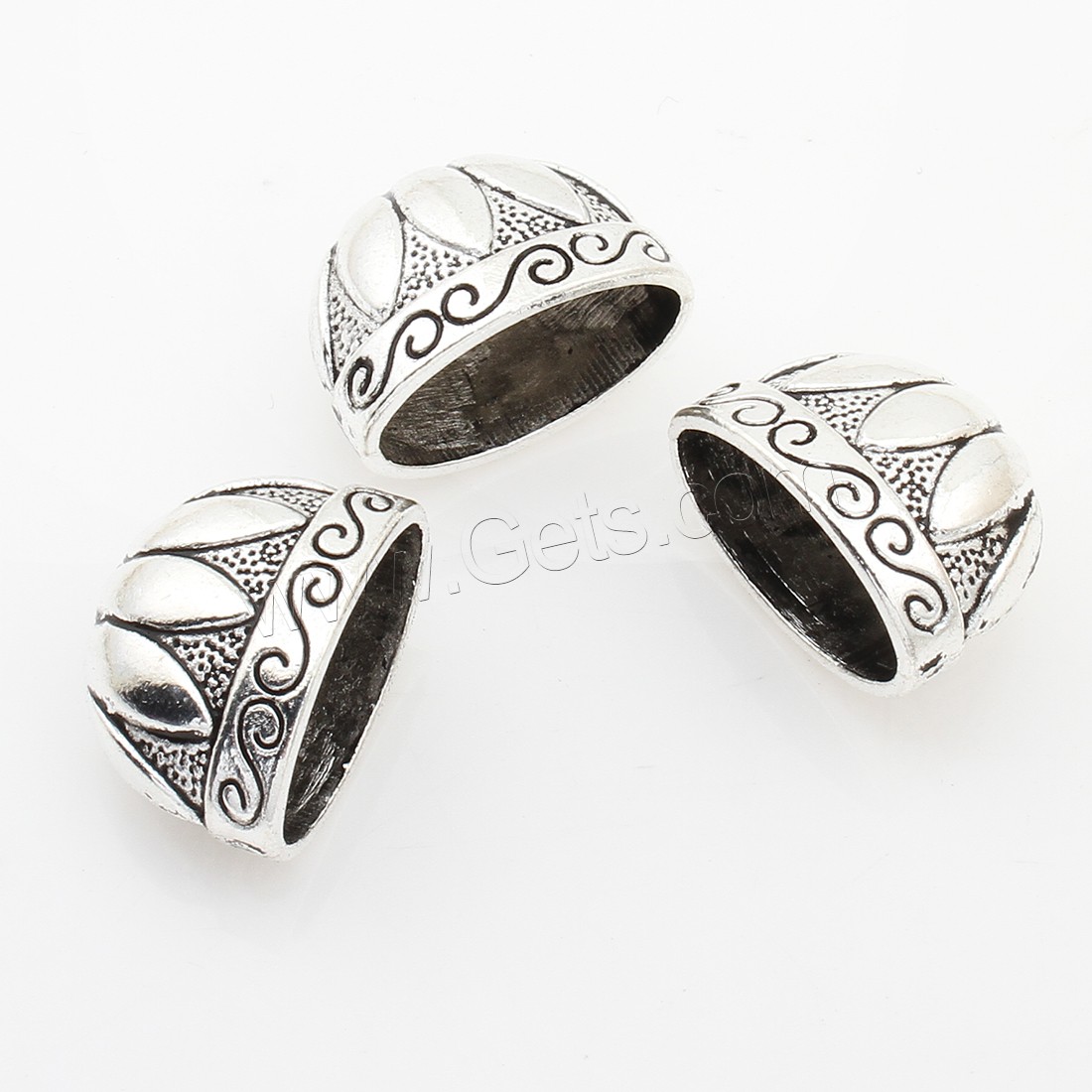 Zinc Alloy Bead Caps, plated, more colors for choice, 19x13x11mm, Approx 166PCs/Bag, Sold By Bag