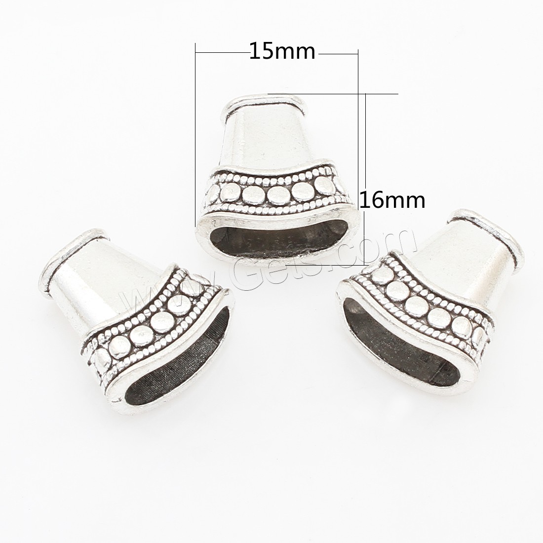 Zinc Alloy Bead Caps, plated, more colors for choice, 16x15x8mm, Approx 166PCs/Bag, Sold By Bag
