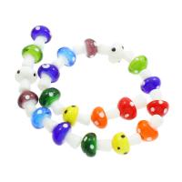 Bumpy Lampwork Beads, mushroom, Random Color Approx 2mm, Approx 