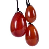 Massage Jewelry, Red Agate, polished 