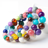 Quartz Bracelets, Round, Unisex multi-colored 