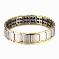 Titanium Steel Bracelet, plated, elastic & Unisex 195*13mm 