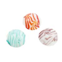 Lampwork Beads, Flat Round, Random Color, 20*10mm Approx 1mm 