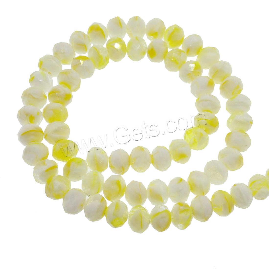 Mode Kristall Perlen, bunte Farbe plattiert, verschiedene Größen vorhanden, mehrere Farben vorhanden, Bohrung:ca. 1mm, Länge:ca. 16.53-19.68 ZollInch, 72PCs/Strang, verkauft von Strang