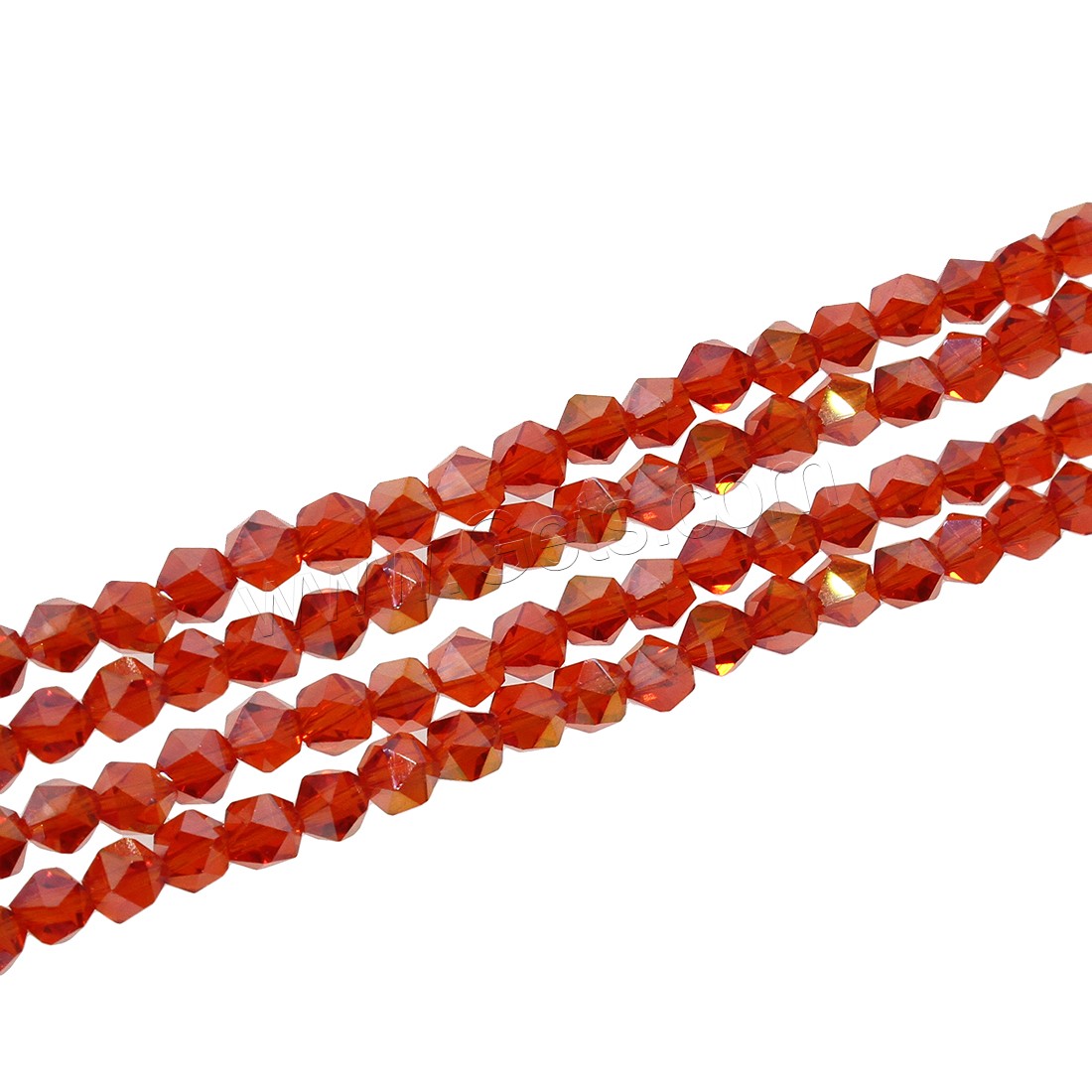 Mode de perles de cristal, Placage coloré, normes différentes pour le choix, plus de couleurs à choisir, Trou:Environ 1mm, Longueur:Environ 23.22 pouce, Environ 21.65 pouce, Vendu par brin