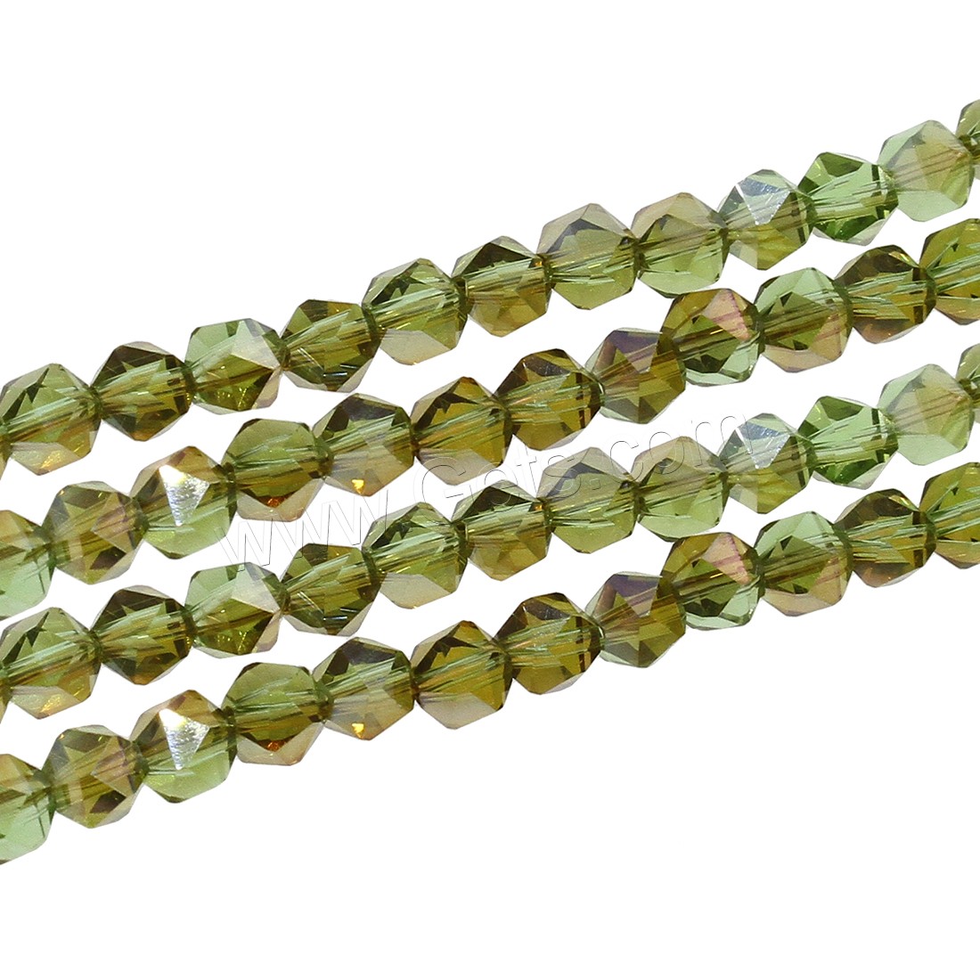 Fashion Crystal Beads, colorful plated, different size for choice, more colors for choice, Hole:Approx 1mm, Length:Approx 23.22 Inch, Approx 21.65 Inch, Sold By Strand