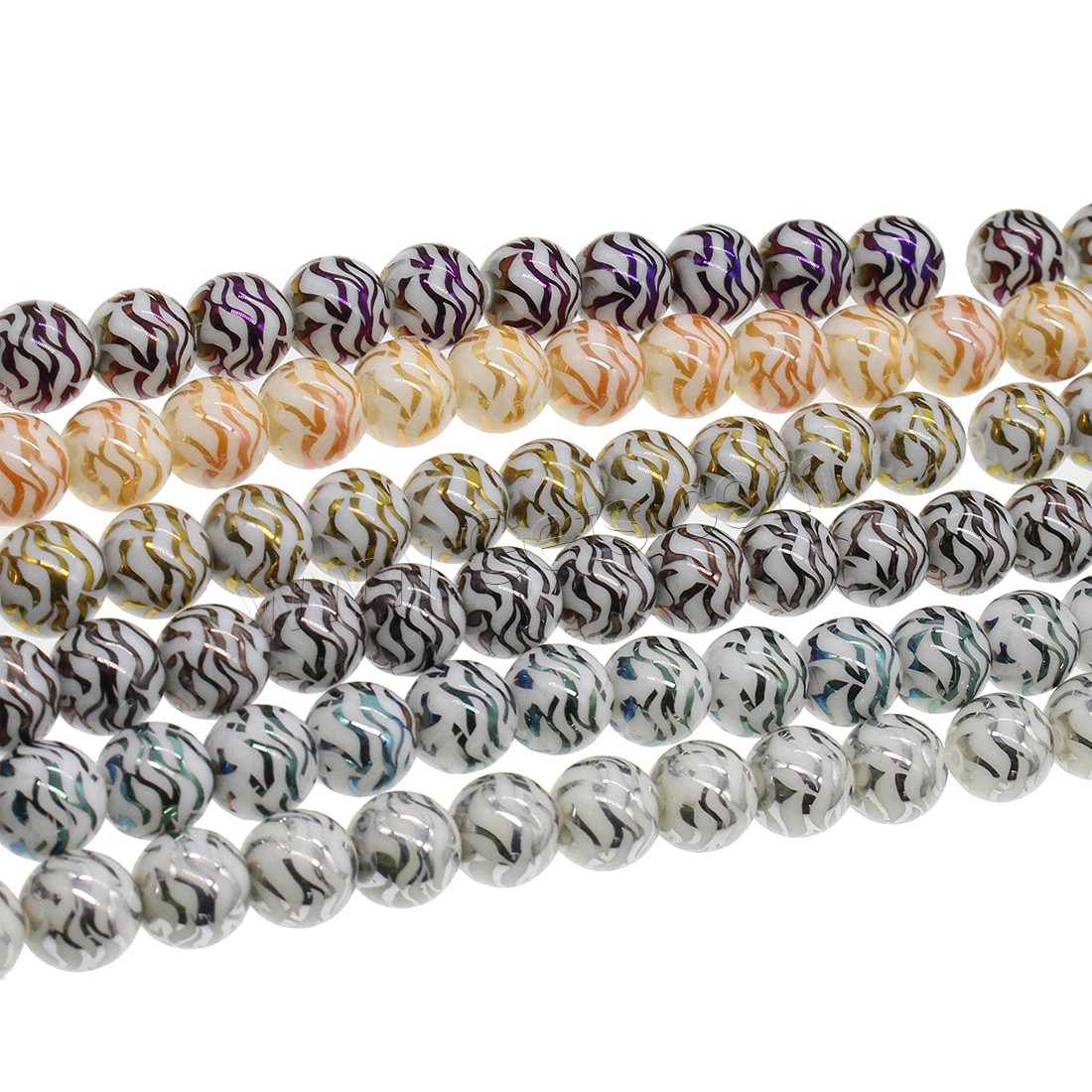 Mode Kristall Perlen, verschiedene Größen vorhanden, mehrere Farben vorhanden, Bohrung:ca. 1mm, Länge:ca. 11.22 ZollInch, ca. 11.81 ZollInch, verkauft von Strang