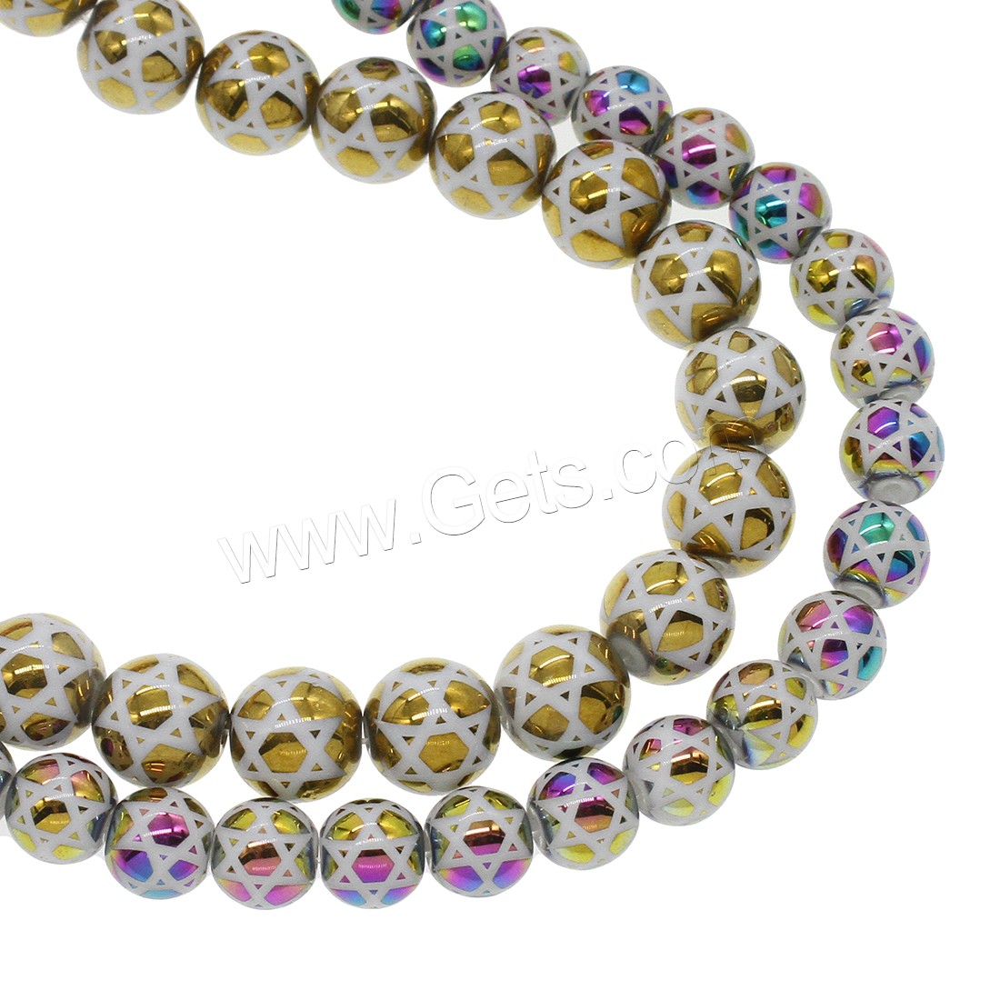 Perlas de cristal de moda, diverso tamaño para la opción, más colores para la opción, agujero:aproximado 1mm, longitud:aproximado 11.22 Inch, aproximado 11.81 Inch, Vendido por Sarta