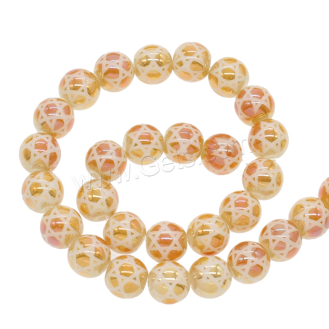 Mode Kristall Perlen, verschiedene Größen vorhanden, mehrere Farben vorhanden, Bohrung:ca. 1mm, Länge:ca. 11.22 ZollInch, ca. 11.81 ZollInch, verkauft von Strang