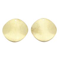 Brass Jewelry Pendants, brushed, gold, nickel, lead & cadmium free 