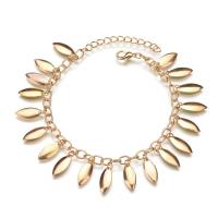 Zinc Alloy Anklet, plated, for woman Approx 8.2 Inch 
