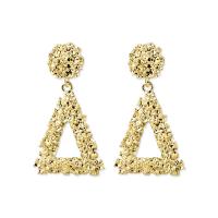 Zinc Alloy Drop Earring, Triangle, plated, for woman 