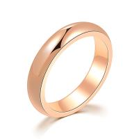 Titanium Steel Finger Ring, plated, Unisex 4mm 