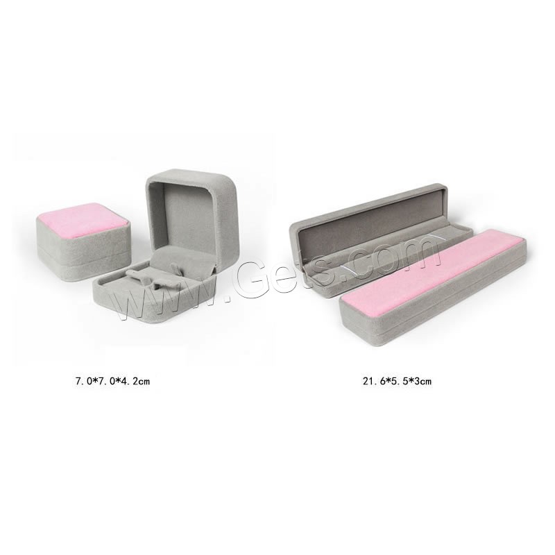 пластик Коробка для показа ювелирных изделий, разные стили для выбора, Много цветов для выбора, продается PC