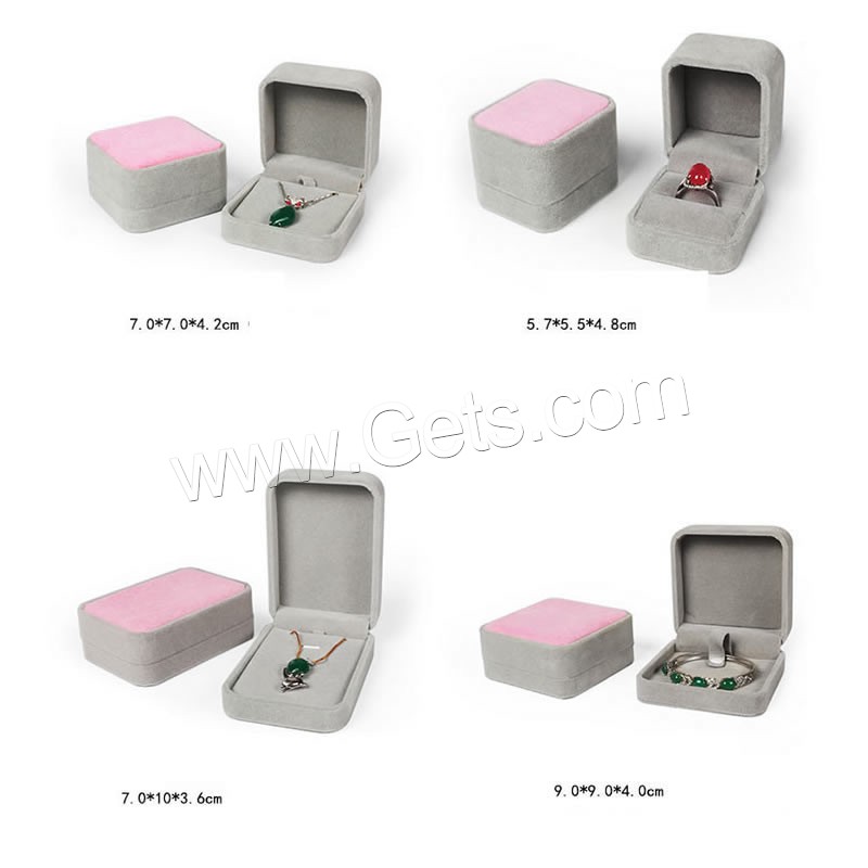 пластик Коробка для показа ювелирных изделий, разные стили для выбора, Много цветов для выбора, продается PC