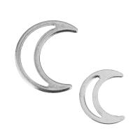 Нержавеющая сталь Связывание кольцо, нержавеющая сталь, Луна, разный размер для выбора, оригинальный цвет, продается PC