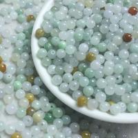 Jadeite Beads, Round, natural, 4.5-5mm Approx 1.5-2mmmm 
