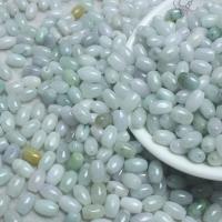 Jadeite Beads, Oval, natural Approx 1.5-2mmmm 